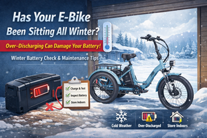Haven’t Ridden Your E-Bike All Winter? Over-Discharging May Damage Your Battery