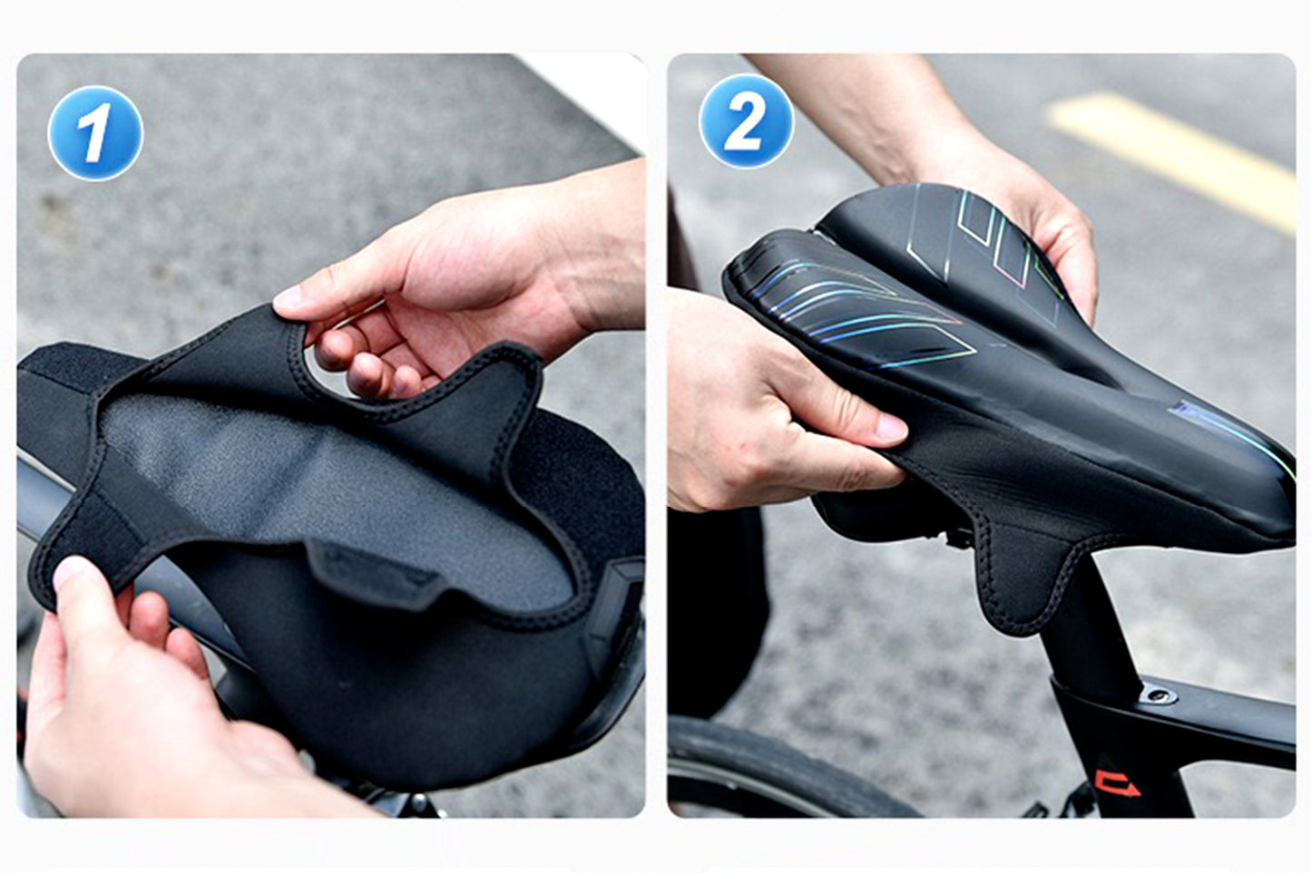 Housse de siège confort pour VTT