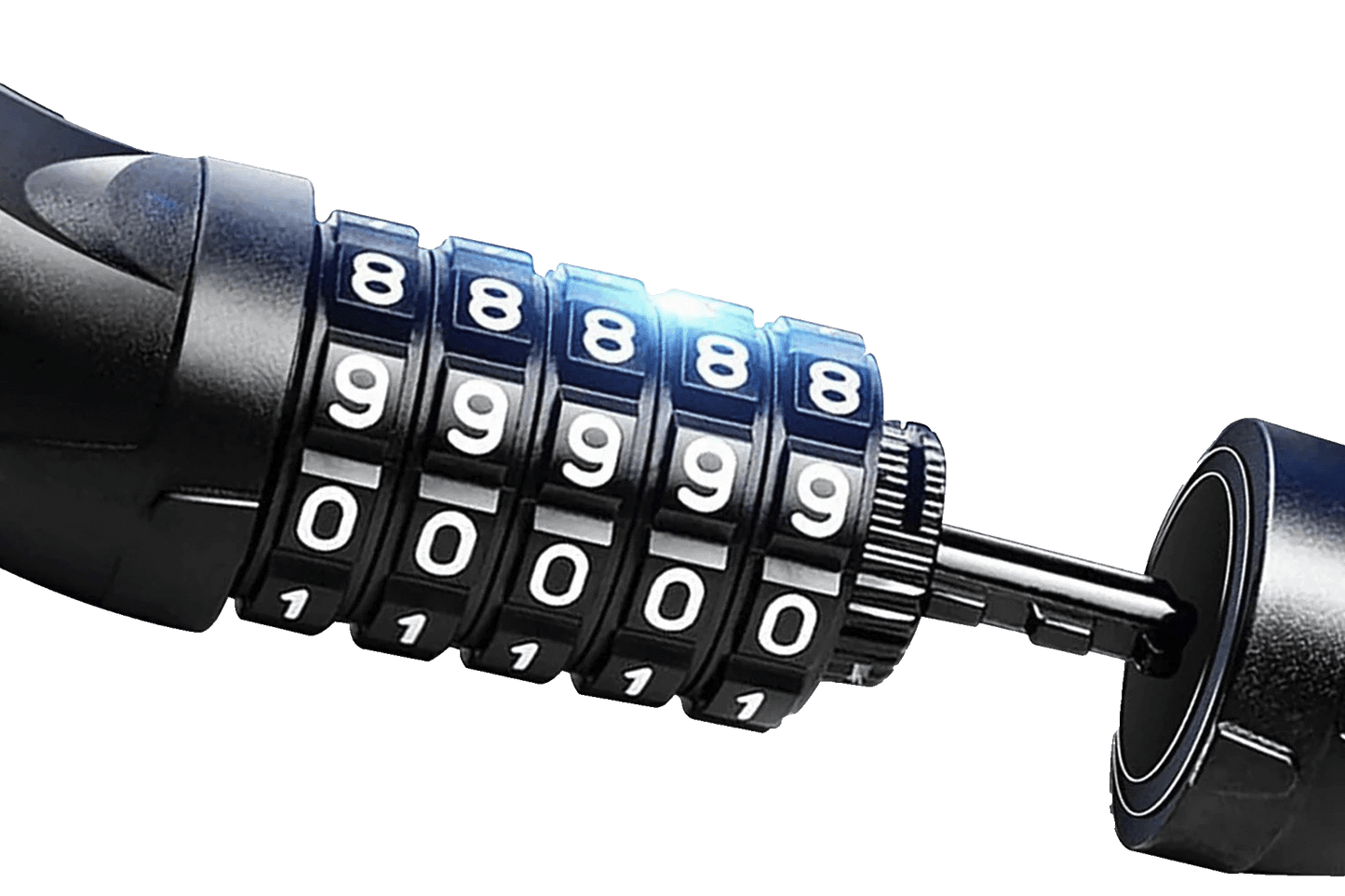 Serrure à chaîne combinée pour bicyclette