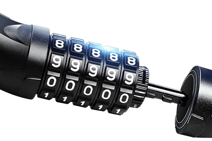 Serrure à chaîne combinée pour bicyclette