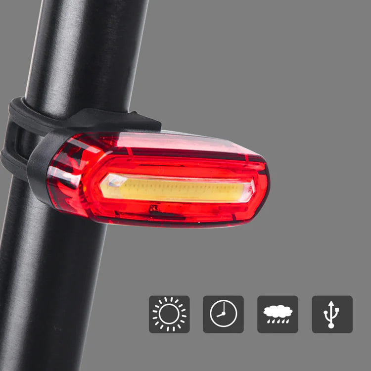Feu Arrière LED Vélo, Détection de freinage automatique, étanche, 500G Feu Arrière LED Vélo, Détection de freinage automatique, étanche, 500G